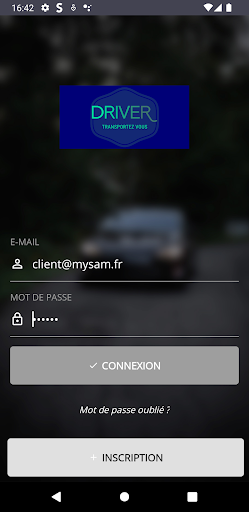 Android application Driver screenshort