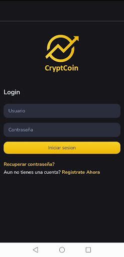 Android application CRYPT-BI screenshort