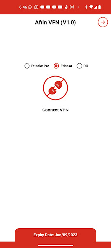 AFRIN VPN Screen 2