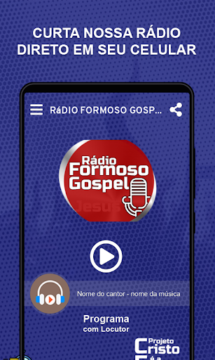 Android application Rádio Formoso Gospel screenshort