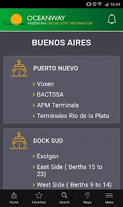 Oceanway Argentina Online Port