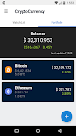 screenshot of CryptoTracker - Bitcoin Price & Portfolio