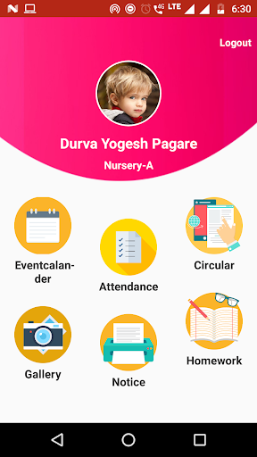 Android application KMS EDUCATIONAL INSTITUTIONS screenshort