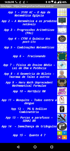 Android application EducApps screenshort