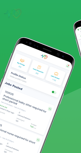 Android application Care Hub screenshort