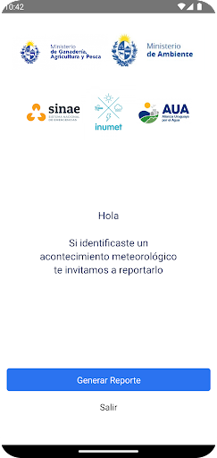 Android application Vigias screenshort
