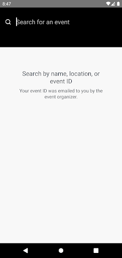 The Verizon Event App Screen 3