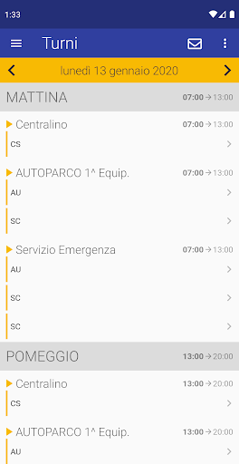 Bernardo app Screen 2