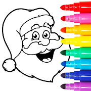 Christmas Coloring Games - Coloring Pages for Kids 8.0 Icon