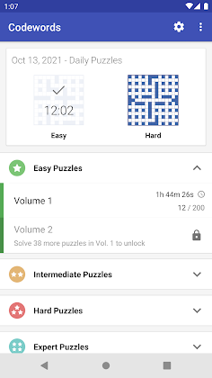 Codeword Puzzles (Crosswords) - Screenshot 3