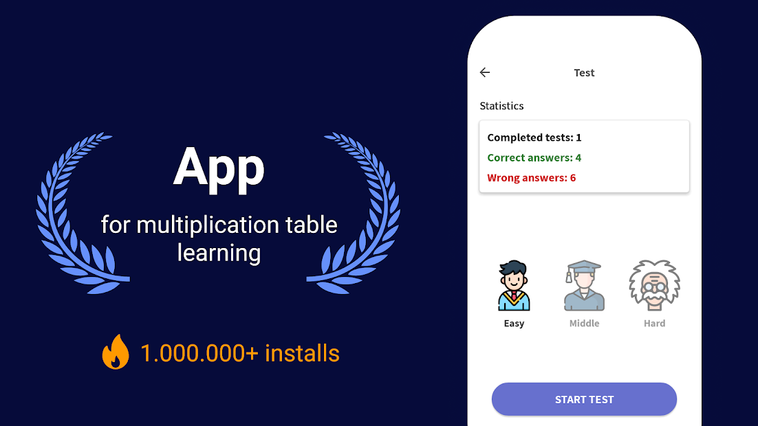 Captura de Pantalla 8 Times Tables  - Learn Math android