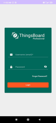 Android application Controlytics Cloud screenshort