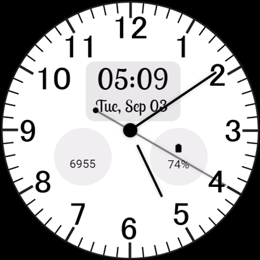 Classic Analog Watch Face
