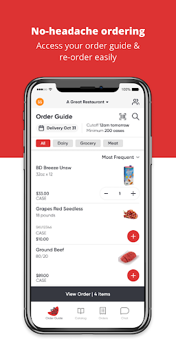 Android application Ginsberg's Foods screenshort