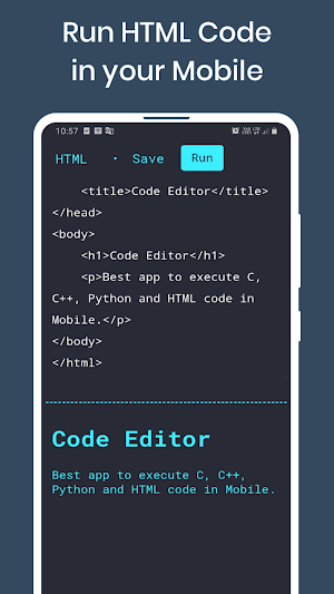 Code Editor Mobile Free Python C C Html