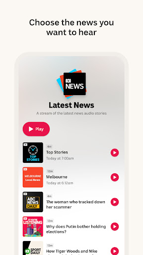 ABC listen: Radio & Podcasts Screen 3