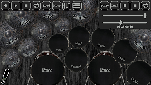 Black metal drums outlet
