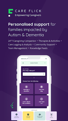 Android application CareFlick screenshort