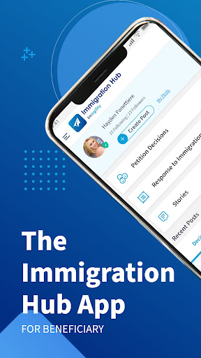 Android application ImmigrationHub screenshort