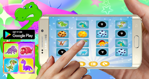 Android application Memory game - Dinosaurs park screenshort