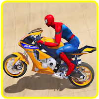 Superhero Motorbike Race