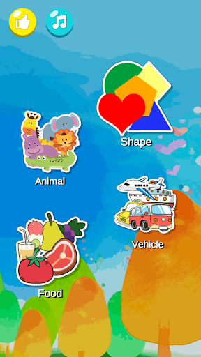 Android application Kids Memory-Picture Matching screenshort