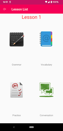Minano Nihongo full 50 lessons Screen 2