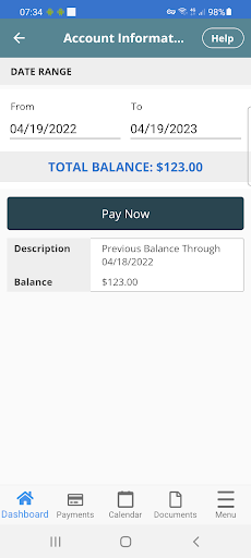 Association Mgmt Solutions App Screen 3