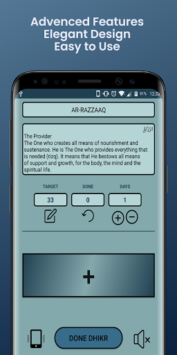 Digital Tasbeeh: Dhikr Counter Screen 2