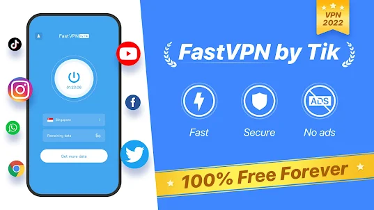 FastVPN by Tik: Fast & Secure