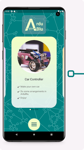 Android application ArduBlu: Bluetooth Controller screenshort