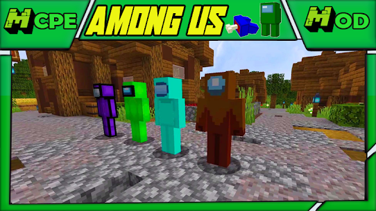 Maps of Among Us for Minecraft PE 3