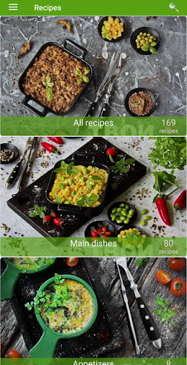 Android application Casserole recipes screenshort
