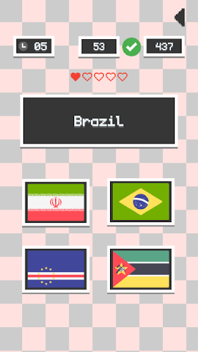 World Flags Quiz Screen 3