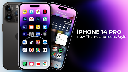 iPhone 14 Pro Launcher: Themes