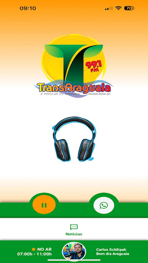 Android application TransAraguaia FM 99.1 screenshort