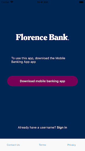 Android application Florence Bank Card Controls screenshort