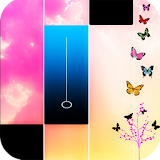 Piano music : pink magic tiles icon