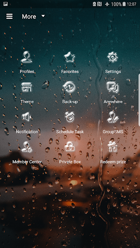 Night scene in the rain skin f Screen 3