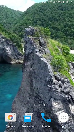 Rocks and Sea Video Wallpaper