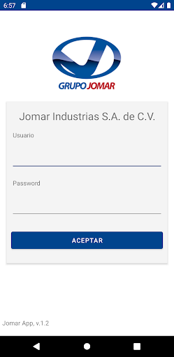 Android application JomarApp screenshort