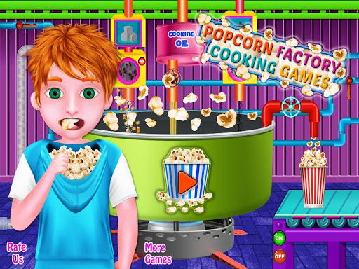 Popcorn Food Maker Factory  Popcorn Cooking Games