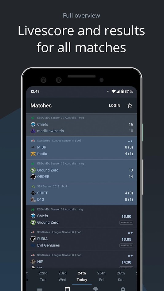 #2. HLTV.org (Android) 由: HLTV.org dev