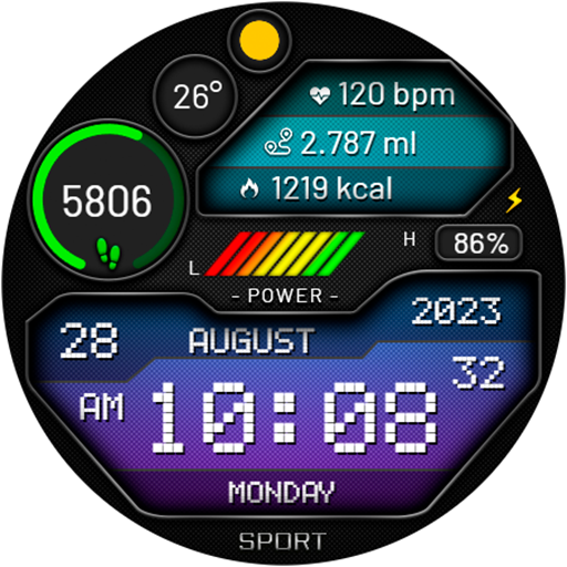 Digital Sport STORM Watchface