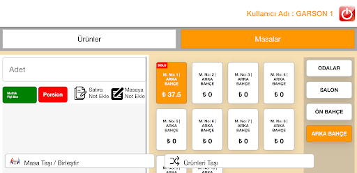 Restoran Uygulaması Screen 2