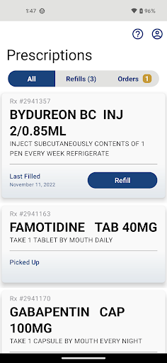 Android application Carvajal LTC Rx screenshort