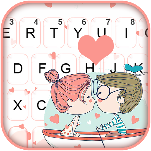 Couple Kiss Doodle Keyboard Th 1.0 Icon