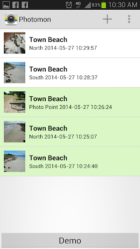 Android application PhotoMon screenshort