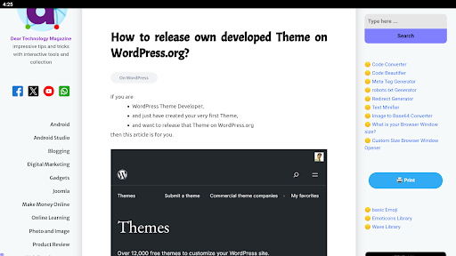 Dear Technology Magazine