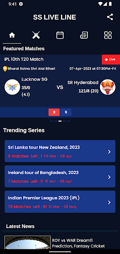 SS Cricket Line Screen 2